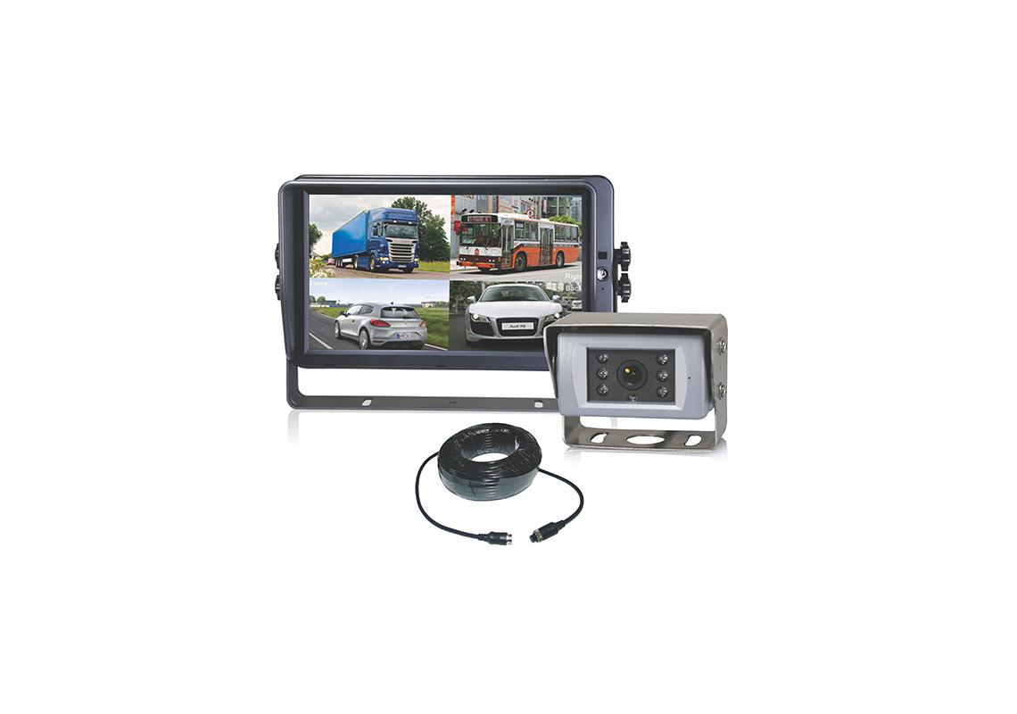 Kit cablato completo HD 1080P con schermo quad da 7